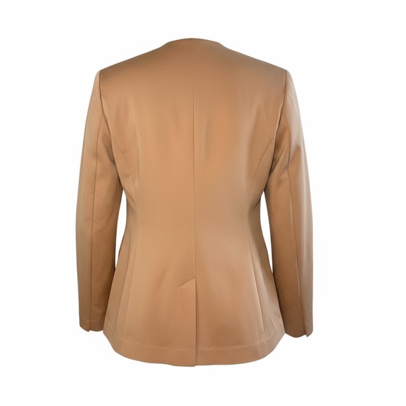 LANE BRYANT Ponte Bryant Collarless Blazer - Tan Women’s 16 - Picture 4 of 16